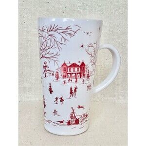 Juliska Country Estate Winter Frolic Ruby Mug Cup 18oz